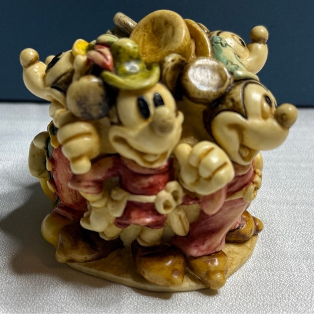 Disney Harmony Kingdom Mickey Through The Years Collectible Trinket Box